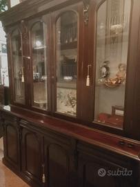 Libreria in mogano massello