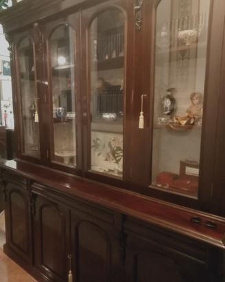 Libreria in mogano massello