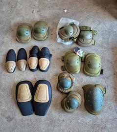 Lotto Ginocchiere Gomitiere Militare Esercito Army