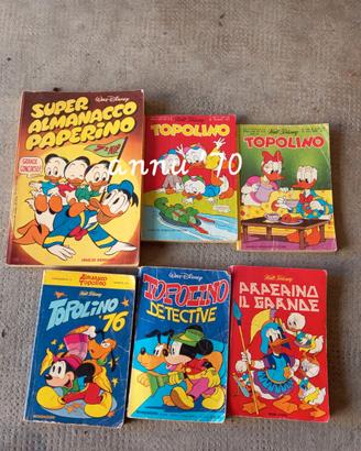 Fumetti Topolino anni '70+anni'80+anni '90