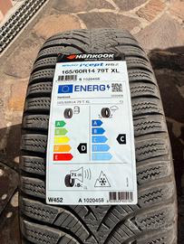 🚨 4 gomme invernali con cerchi Hankook 165/60 r14