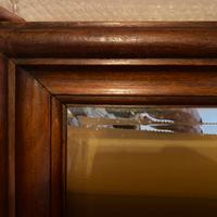 Specchio molato in cornice antica