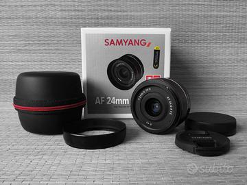 SAMYANG FE 24mm f2.8 AF - Attacco Sony E-Mount