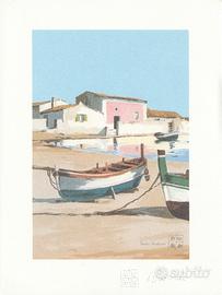 litografie Aldo Riso 3x17 lotto n6 originali