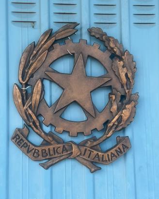 Emblema della Repubblica Italiana vintage