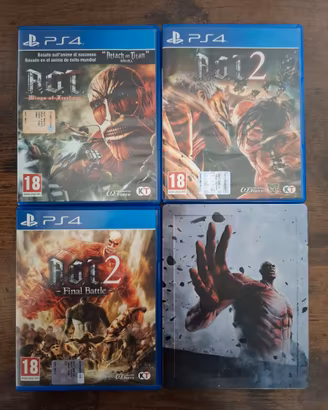 Collezione completa Attack On Titan per PS4/PS5