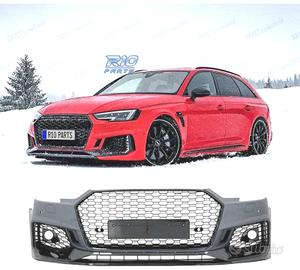 PARAURTI ANTERIORE AUDI A4 B9 15-19 LOOK RS4 PDC N