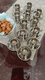 Tazzine in acciaio inox vintage