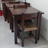  sedie e tavoli varie misure artigianali 