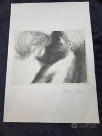 Emilio Greco Litografia originale COMMIATO N. 10.