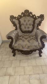 Poltrone da salotto Barocco/Rococò coppia