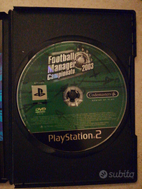 PS2 - "Football Manager Campionato 2003"