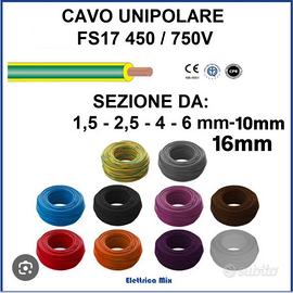 Cavo elettrico unipolare