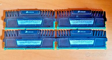 RAM Corsair vengeance DDR3 32GB, 4X8GB 1600MHz
