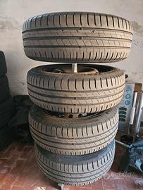 4 cerchi  ferro Gr.Punto da 15" per invernali 