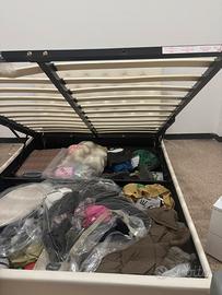 Letto contenitore una piazza e mezza