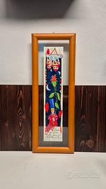 serigrafia firmata delle poesie di Pablo Neruda