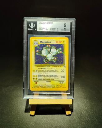 Carta Pokémon BGS 9 Magneton 11/62 Fossil Eng 
