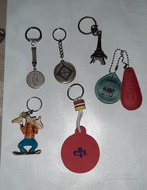 lotto di portachiavi 