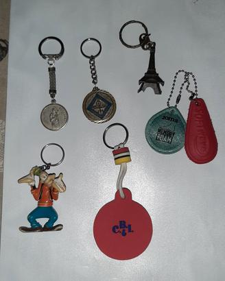 lotto di portachiavi 