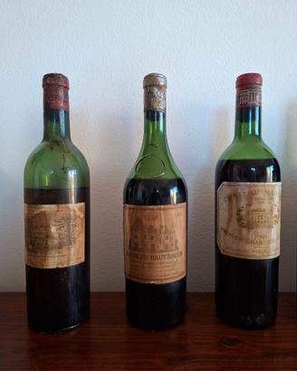 Vini collezione Margaux59 Haut‑Brion58 Lafite55