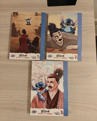 STITCH E IL SAMURAI 1-3 SERIE COMPLETA