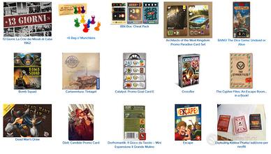 Giochi da Tavolo vari (agg.07/02/2026)