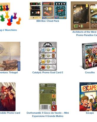 Giochi da Tavolo vari (agg.07/02/2026)