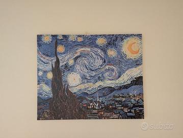 Tela de  "La notte stellata" di V. Van Gogh 