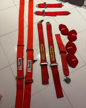 Cinture 3 punti Sabelt originali ferrari 360 moden