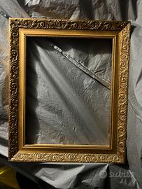 Cornice oro barocca lavorata 39x49