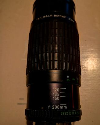 Obiettivo fotografico zoom Takumar SMC 80-200mm