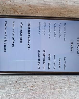 Samsung Galaxy A31g