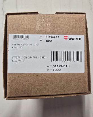 1000 viti autofilettanti Wurth 4,2 × 13