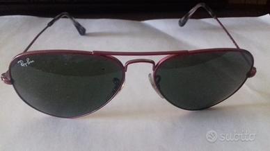 Occhiali RAYBAN iconici color Vinaccia