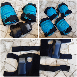 Protezioni bambino rollerblade skateboard pattini