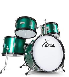 Batteria XDrum Junior Pro per Bambini Emerald Gree