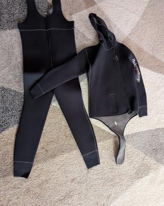 muta completa con cerniera da 5 mm