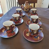 6 tazzine caffè giapponesi e zuccheriera