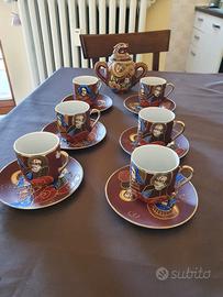 6 tazzine caffè giapponesi e zuccheriera