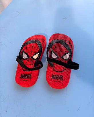 Infradito bimbo spiderman taglia 28/29