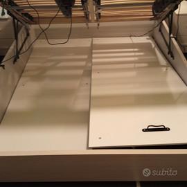 Letto matrimoniale con contenitore