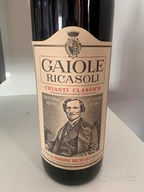 Vino Gaiole Ricasoli 1970