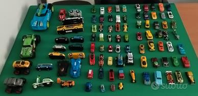 Lotto 93 macchinine usate/mezzi vari/Hot Wheels,