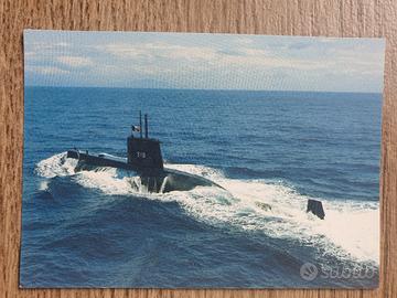 Cartolina Sommergibile Fecia di Cossato