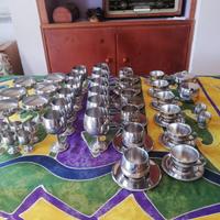 servizio coppe in acciaio 