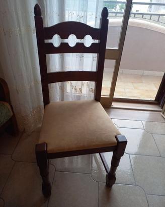 Sedie in legno massello, quantità 6