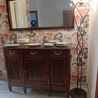 credenza liberty con specchiera 
