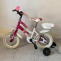 Bicicletta 12’’ per bambina 3 - 5 anni