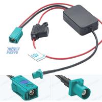 AMPLIFICATORE DI SEGNALE RADIO FM CONNETTORE FAKRA